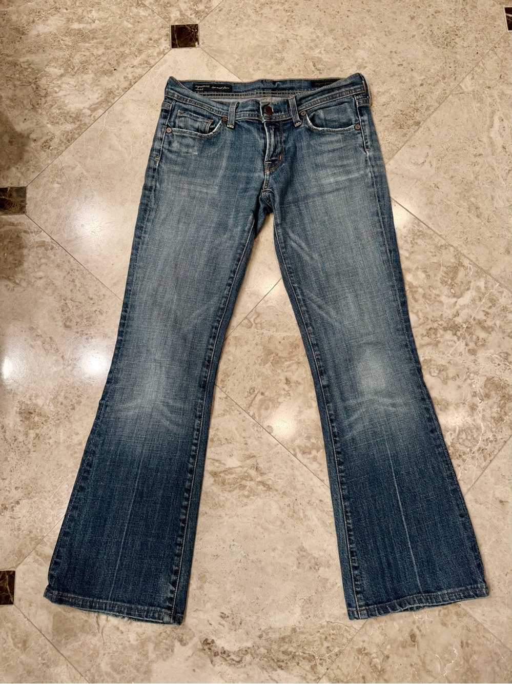 Citizens of Humanity Ingrid #002 Stretch Low Waist Flare Jeans Size 27